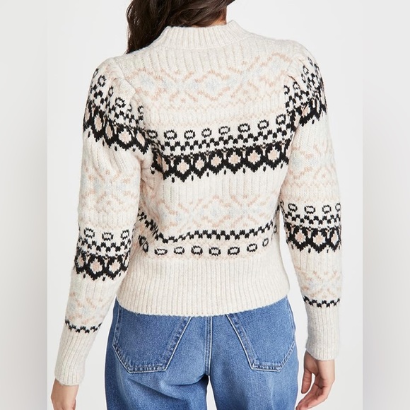 ASTR the Label Maria Sweater in Ivory Black Multi - Picture 2 of 11